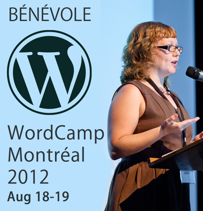 Je fais du bénévolat à WordCamp Montréal